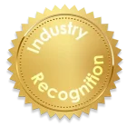 Gold seal industry recognition